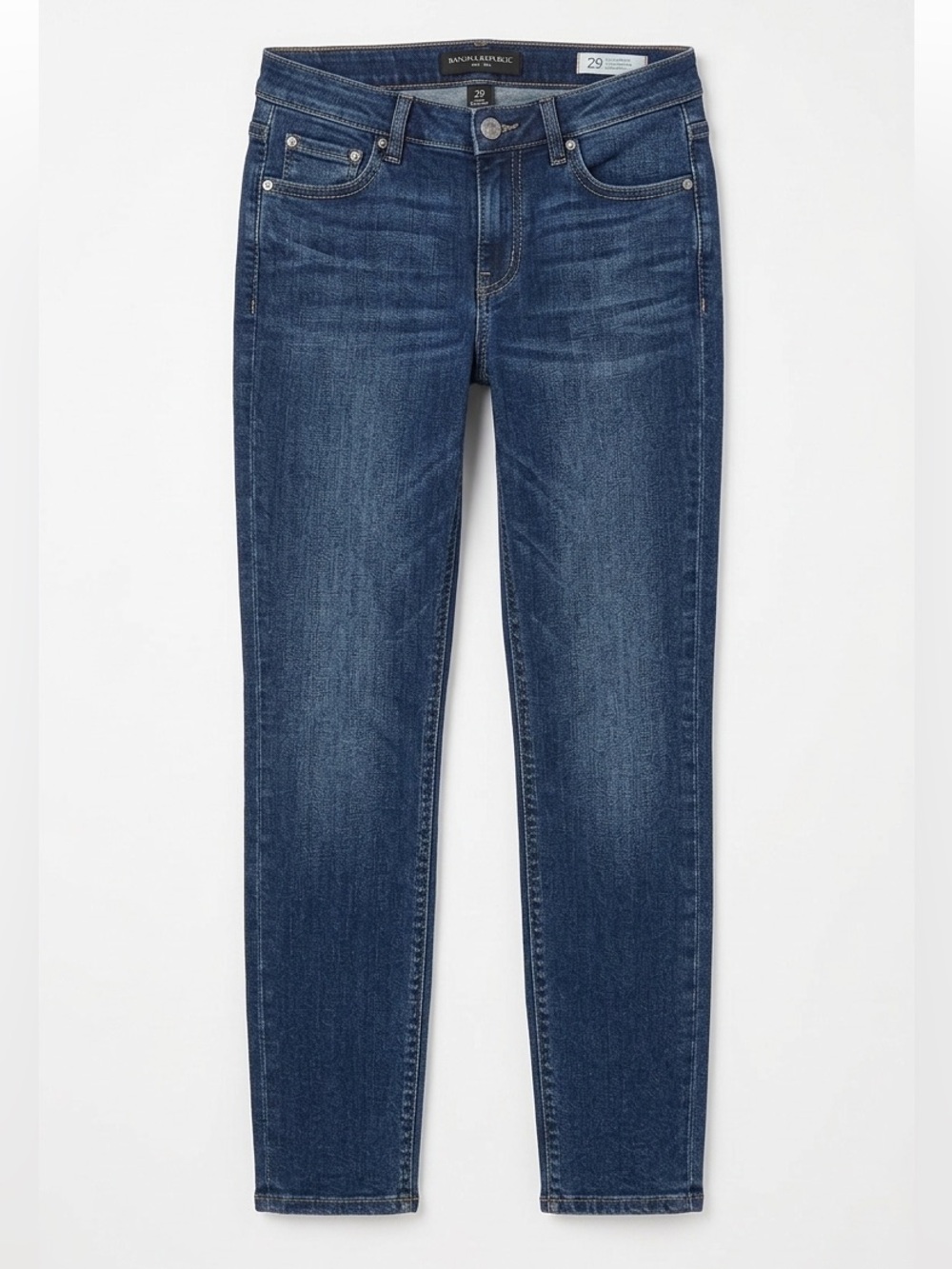 Banana Republic Luxe Skinny Ankle Jeans Indigo Premium Denim Women’s Size 29